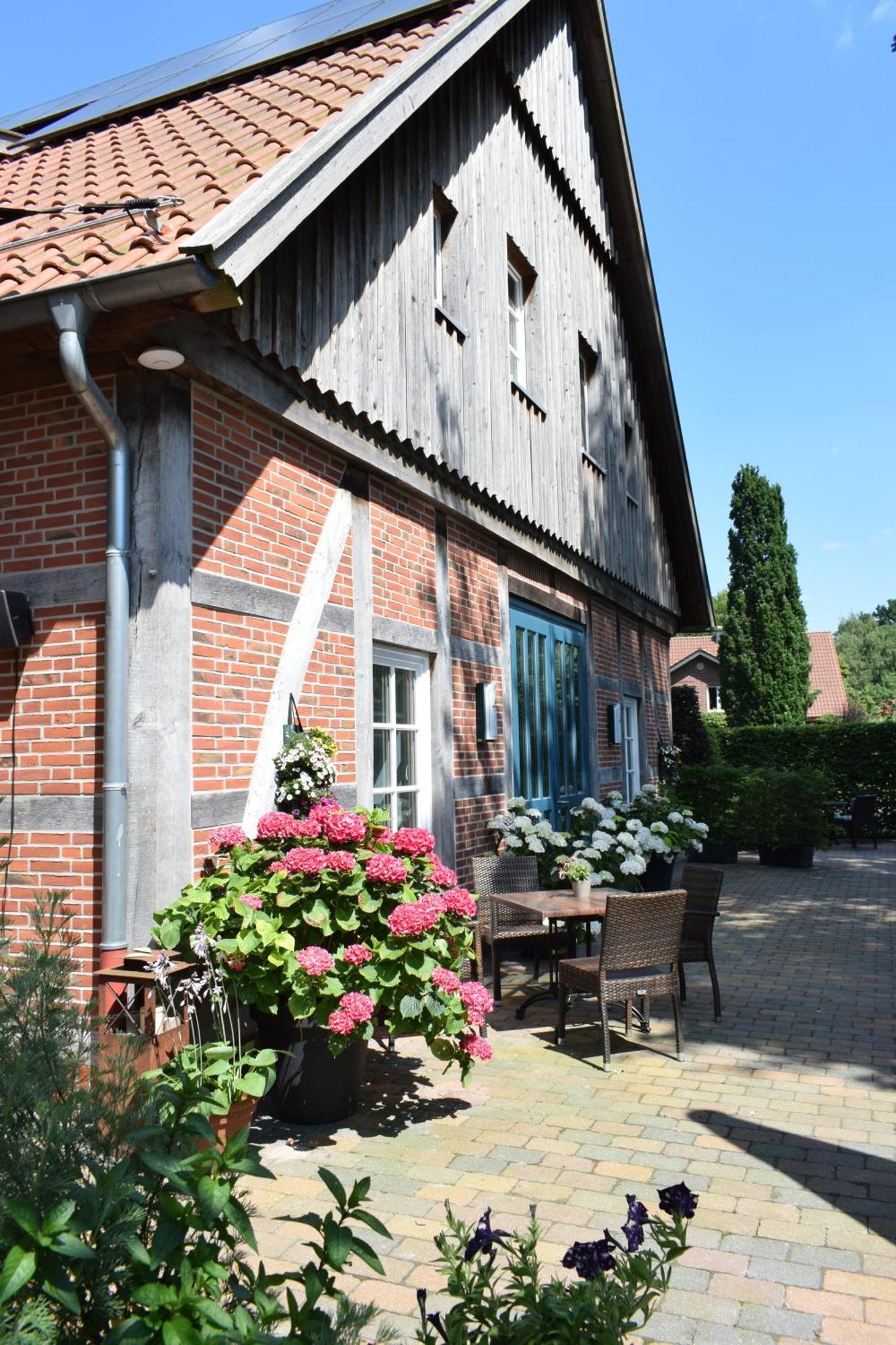 Ferienwohnung Lodberger Scheunencafe Loningen Buitenkant foto